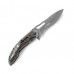 Canivete CRKT Fossil Compact serrilhado, desenhado
